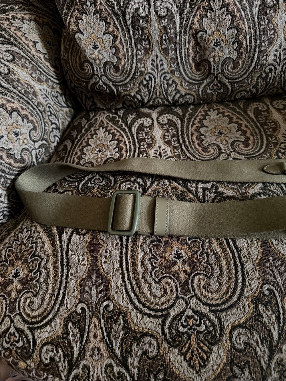 Coach Olive Green Leather Messenger Crossbody Bag - Picture 11 of 11